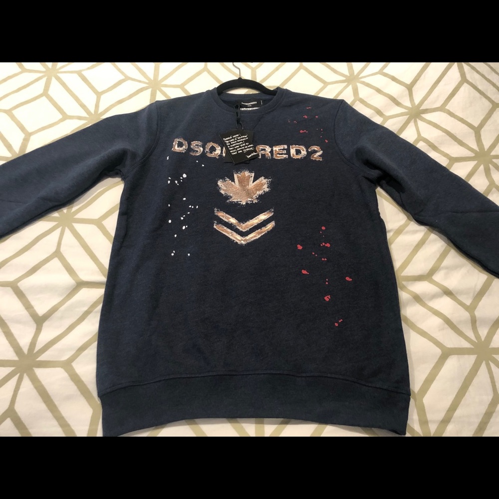 Dsquared2 Gold Leaf Crewneck